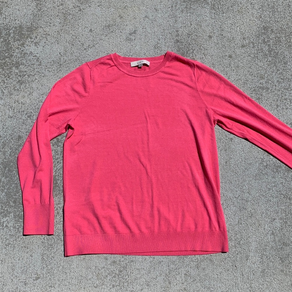 LOFT Pink Sweater